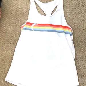 Cute multi colored women’s workout tank top ✨
